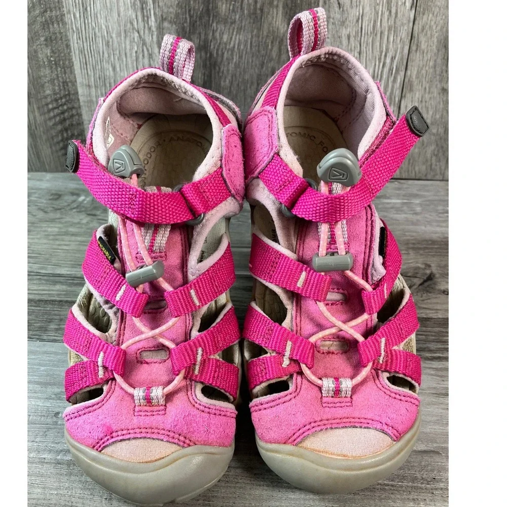 Keen Seacamp II CNX Kids Pink Magenta Hiking Water Sandals 1022979 Size 13 US